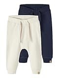 NAME IT Unisex Kids NBNTAKKI 2P Sweat Pant NOOS Sweathose, Dark Sapphire, 104