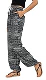 Urban GoCo Damen Haremshose Boho Hippie Hose (XL, 1)